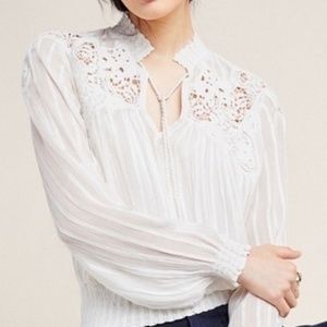 Anthropologie Moira Peasant Blouse size 4 NWT
